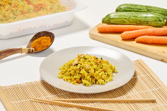 Riso thai all'indiana